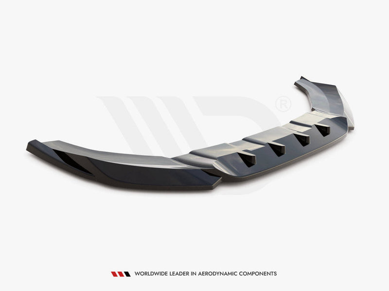 Maxton Design - FRONT SPLITTER V.1 AUDI Q3 S-LINE 8U FACELIFT (2014-2018)