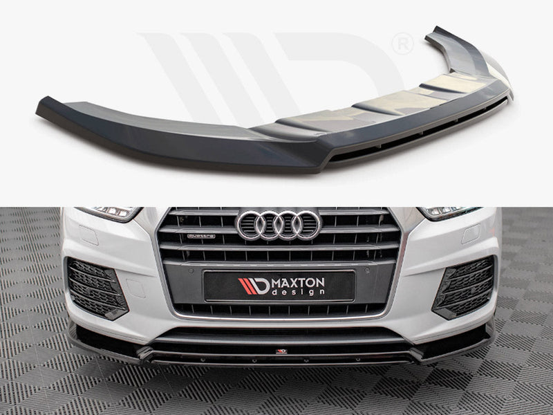 Maxton Design - FRONT SPLITTER V.2 AUDI Q3 8U FACELIFT (2014-2018)