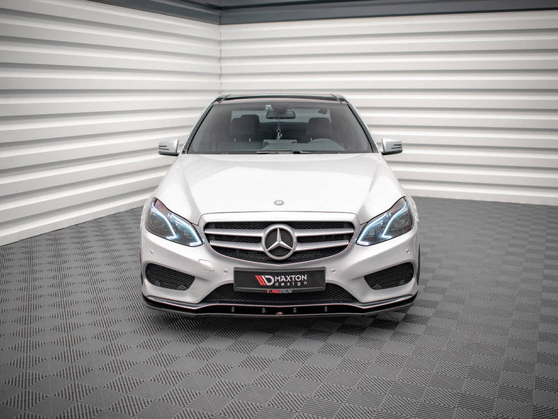 Maxton Design - FRONT SPLITTER V.1 MERCEDES E AMG-LINE SEDAN W212 FACELIFT (2012-2016)