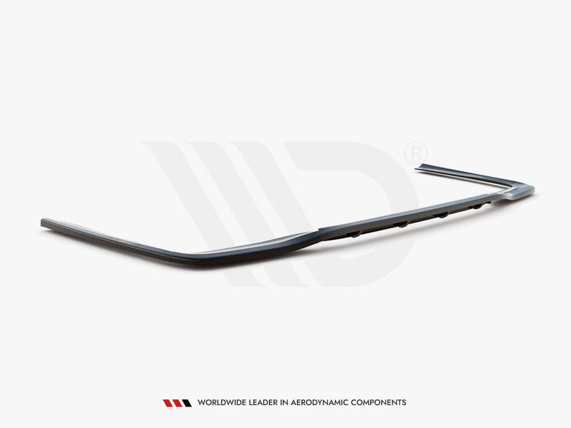 Maxton Design - REAR SPLITTER (VERTICAL BARS) MERCEDES E AMG-LINE SEDAN W212 FACELIFT (2012-2016)