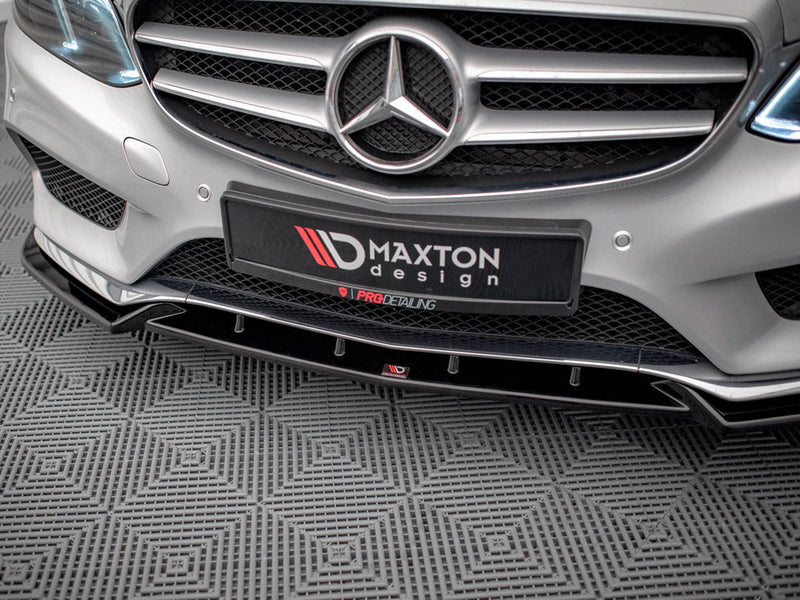Maxton Design - FRONT SPLITTER V.2 MERCEDES E AMG-LINE SEDAN W212 FACELIFT (2012-2016)