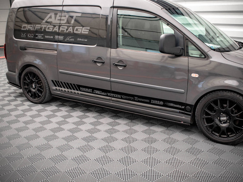 Maxton Design - SIDE SKIRTS DIFFUSERS VW CADDY LONG MK3 FACELIFT (2010-2015)