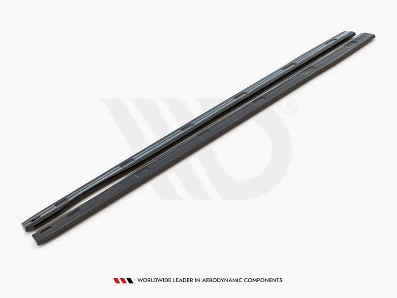 Maxton Design - SIDE SKIRTS DIFFUSERS VW CADDY LONG MK3 FACELIFT (2010-2015)