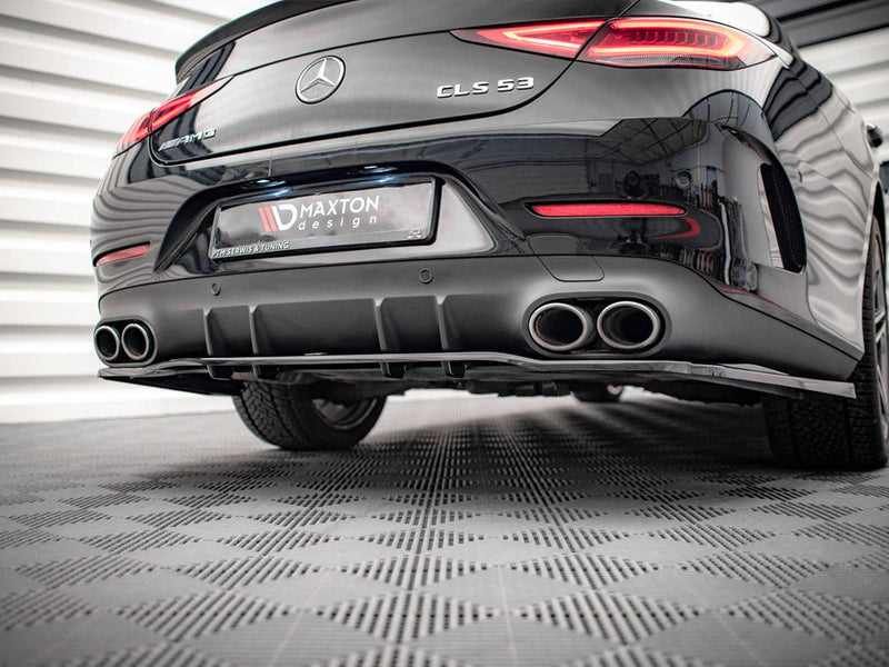 Maxton Design - REAR SPLITTER (VERTICAL BARS) MERCEDES-AMG CLS 53 C257 (2018-2021)