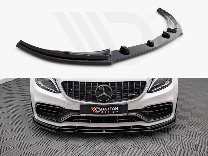 Maxton Design - FRONT SPLITTER V.1 MERCEDES-AMG C63 COUPE AMG AERO PACK C205 FACELIFT