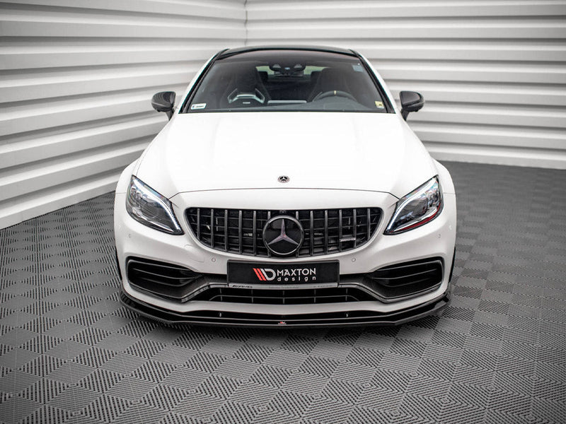 Maxton Design - FRONT SPLITTER V.3 MERCEDES-AMG C63 COUPE AMG AERO PACK C205 FACELIFT