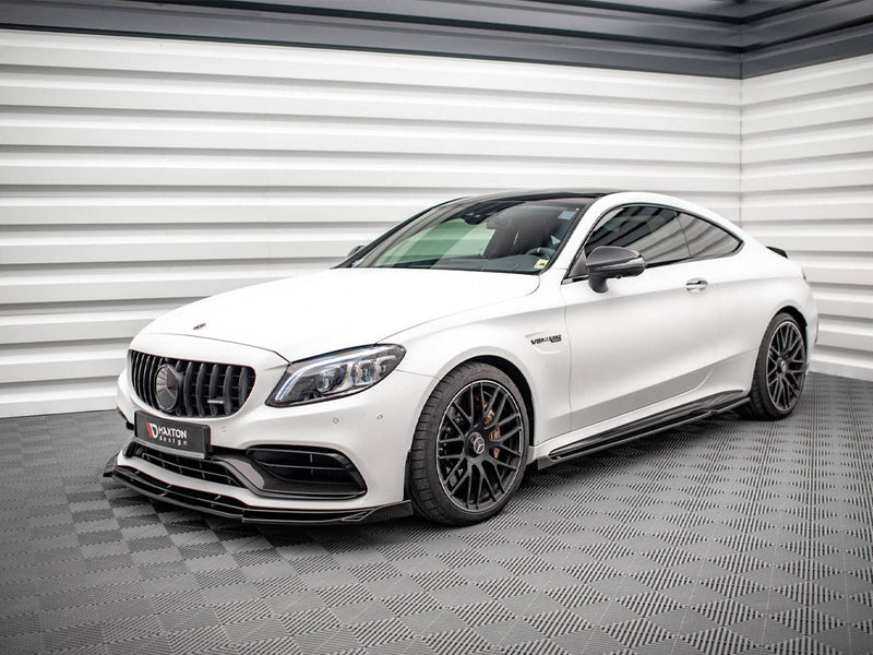 Maxton Design - SIDE SKIRTS DIFFUSERS V.2 MERCEDES-AMG C 63AMG COUPE C205 FACELIFT