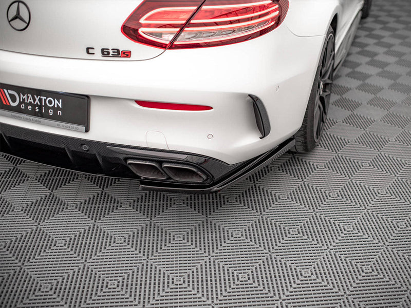 Maxton Design - REAR SIDE SPLITTERS MERCEDES-AMG C 63AMG COUPE C205 FACELIFT