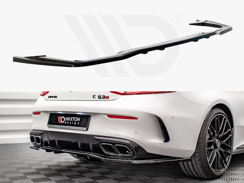 Maxton Design - REAR SPLITTER (VERTICAL BARS) MERCEDES-AMG C 63AMG COUPE AMG AERO PACK C205 FACELIFT