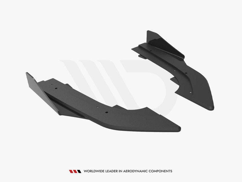 Maxton Design - STREET PRO REAR SIDE SPLITTERS (+FLAPS) AUDI RS3 SEDAN 8Y (2020-)