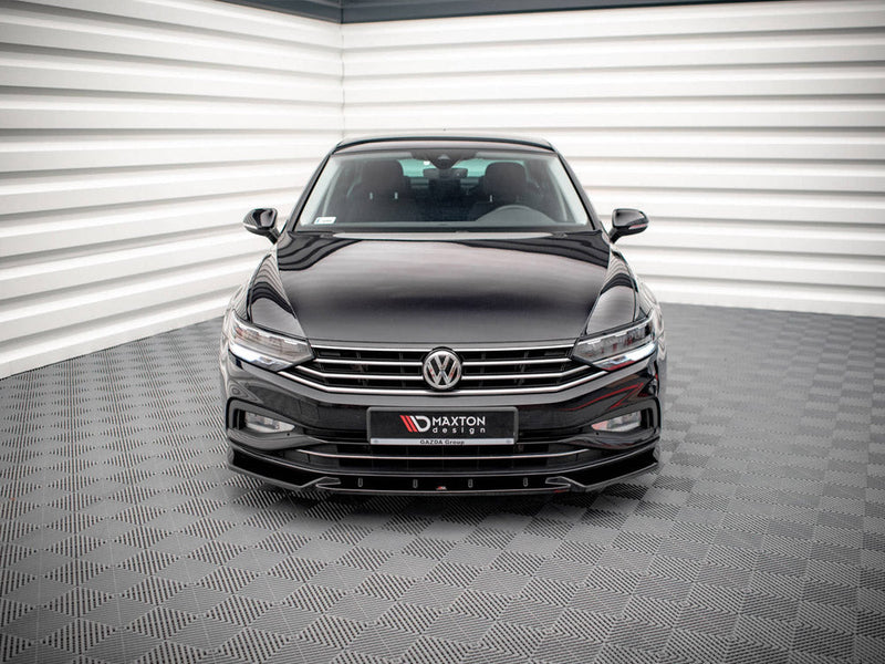 Maxton Design - FRONT SPLITTER V.2 VW PASSAT B8 FACELIFT (2019-2023)