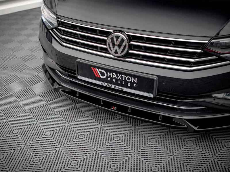 Maxton Design - FRONT SPLITTER V.2 VW PASSAT B8 FACELIFT (2019-2023)
