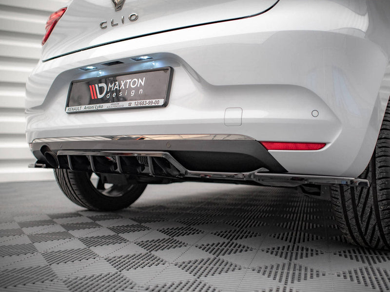 Maxton Design - CENTRAL REAR SPLITTER (VERTICAL BARS) RENAULT CLIO MK5 (2019-2023