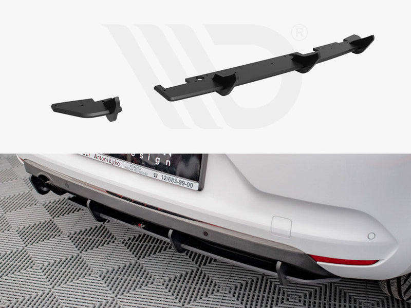 Maxton Design - STREET PRO REAR DIFFUSER RENAULT CLIO MK5 2019-2023