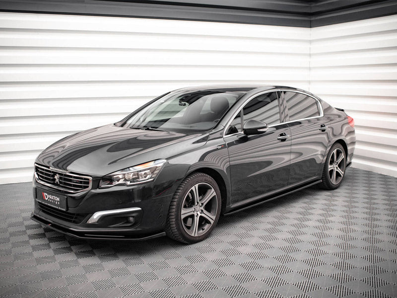 Maxton Design - SIDE SKIRTS DIFFUSERS PEUGEOT 508 GT MK1 FACELIFT (2014-2018)