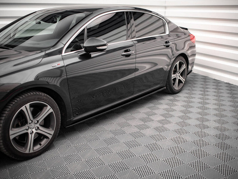 Maxton Design - SIDE SKIRTS DIFFUSERS PEUGEOT 508 GT MK1 FACELIFT (2014-2018)