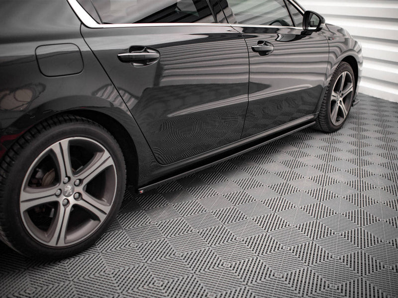 Maxton Design - SIDE SKIRTS DIFFUSERS PEUGEOT 508 GT MK1 FACELIFT (2014-2018)