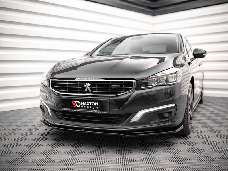 Maxton Design - FRONT SPLITTER V.2 PEUGEOT 508 GT MK1 FACELIFT (2014-2018)