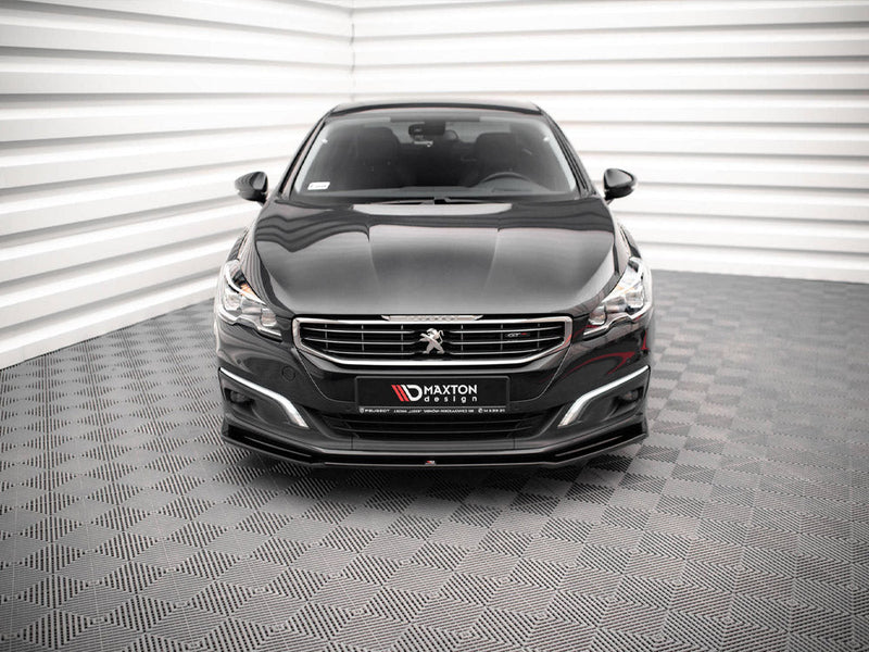 Maxton Design - FRONT SPLITTER V.2 PEUGEOT 508 GT MK1 FACELIFT (2014-2018)