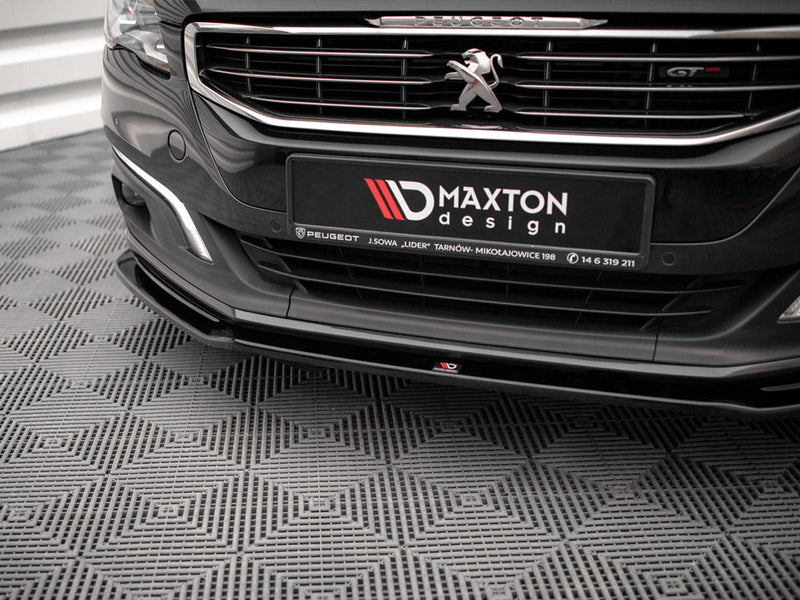 Maxton Design - FRONT SPLITTER V.2 PEUGEOT 508 GT MK1 FACELIFT (2014-2018)