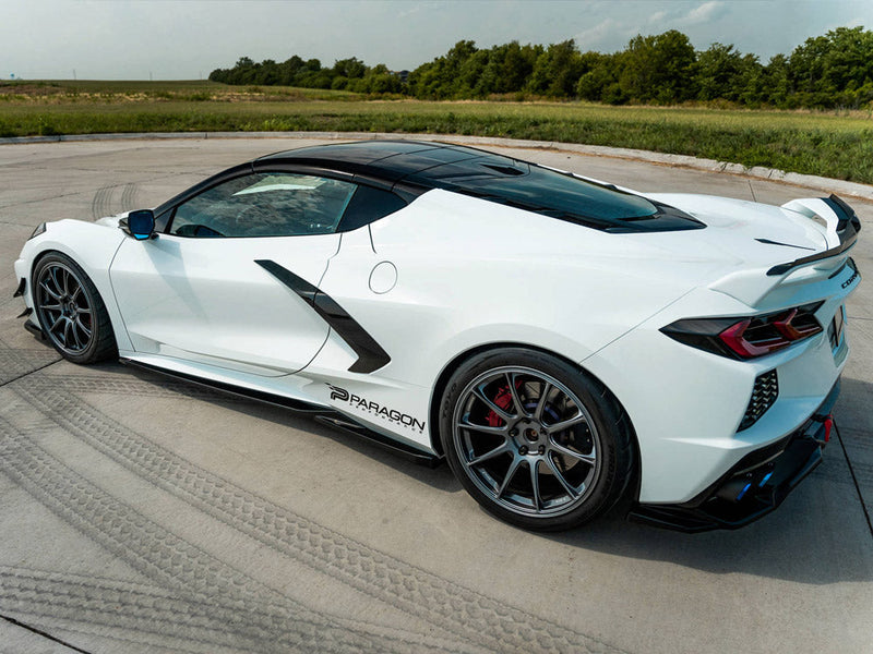 Maxton Design - SIDE SKIRTS DIFFUSERS CHEVROLET CORVETTE C8 (2020-)