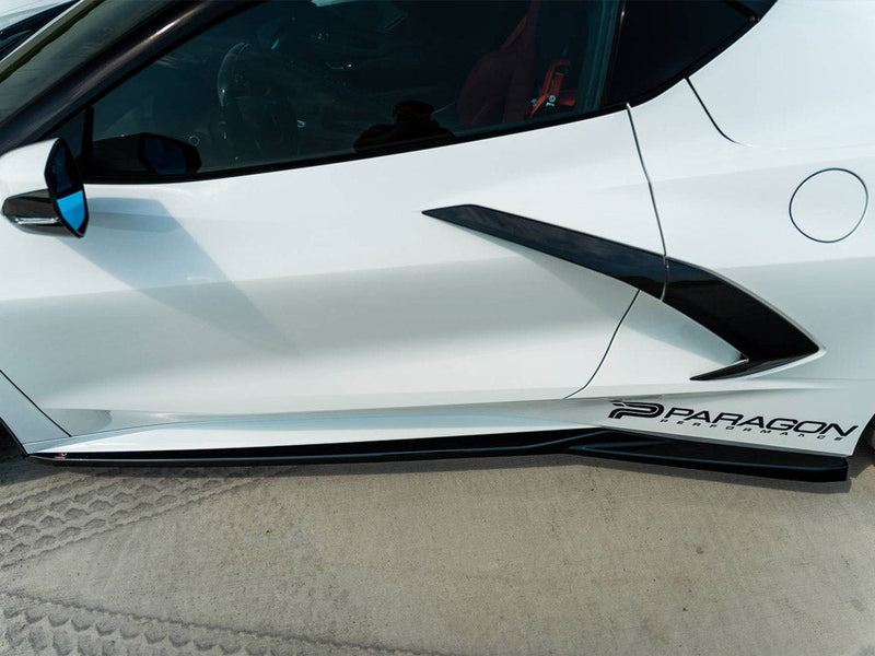 Maxton Design - SIDE SKIRTS DIFFUSERS CHEVROLET CORVETTE C8 (2020-)