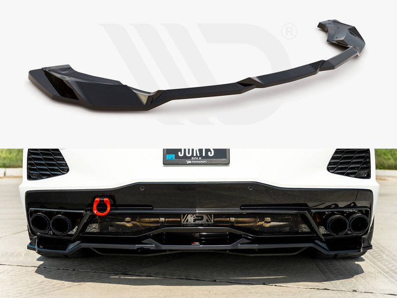 Maxton Design - CENTRAL REAR SPLITTER CHEVROLET CORVETTE C8 (2020-)