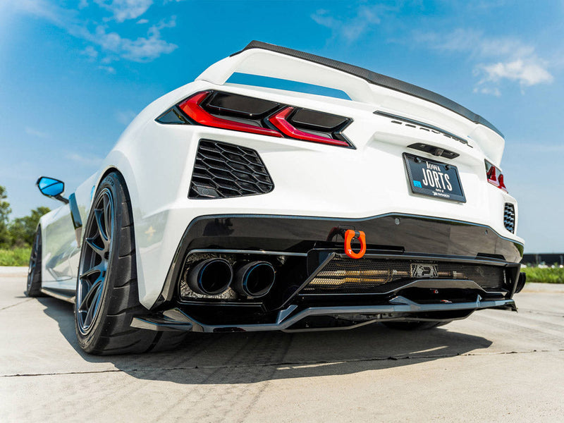 Maxton Design - CENTRAL REAR SPLITTER CHEVROLET CORVETTE C8 (2020-)