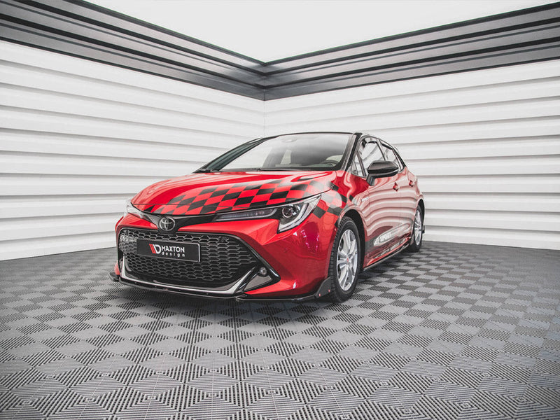 Maxton Design - Front Splitter V.1 + Flaps Toyota Corolla GR Sport XII