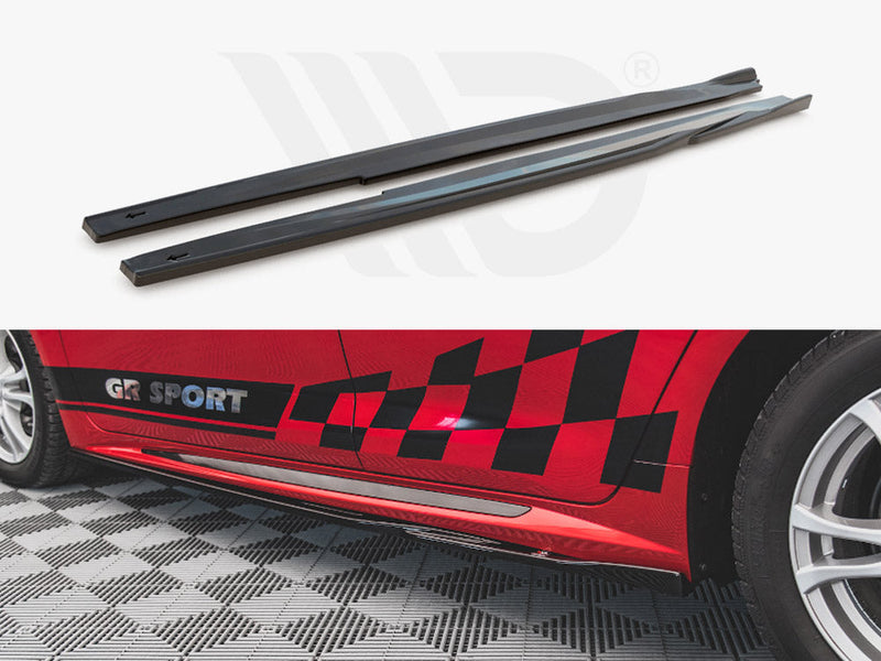 Maxton Design - SIDE SKIRTS DIFFUSERS TOYOTA COROLLA GR SPORT HATCHBACK XII (2019-)
