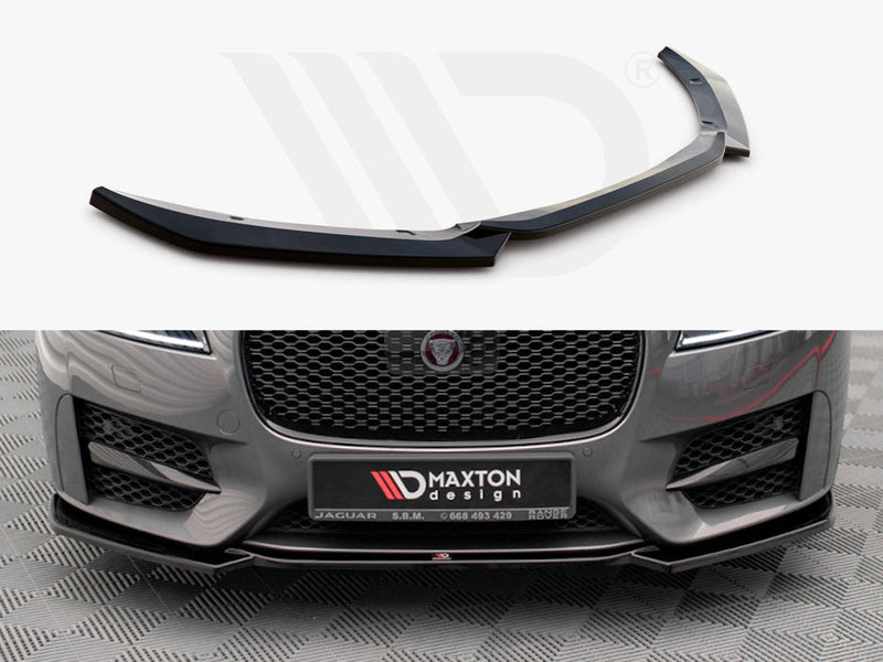 Maxton Design - FRONT SPLITTER V.1 JAGUAR XF R-SPORT MK2 (2015-2020)
