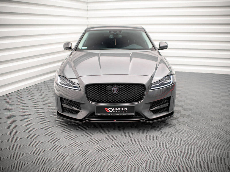 Maxton Design - FRONT SPLITTER V.1 JAGUAR XF R-SPORT MK2 (2015-2020)