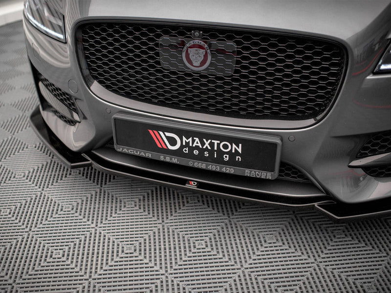 Maxton Design - FRONT SPLITTER V.1 JAGUAR XF R-SPORT MK2 (2015-2020)