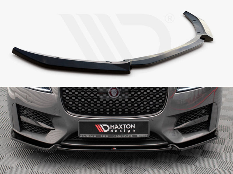 Maxton Design - FRONT SPLITTER V.2 JAGUAR XF R-SPORT MK2 (2015-2020)