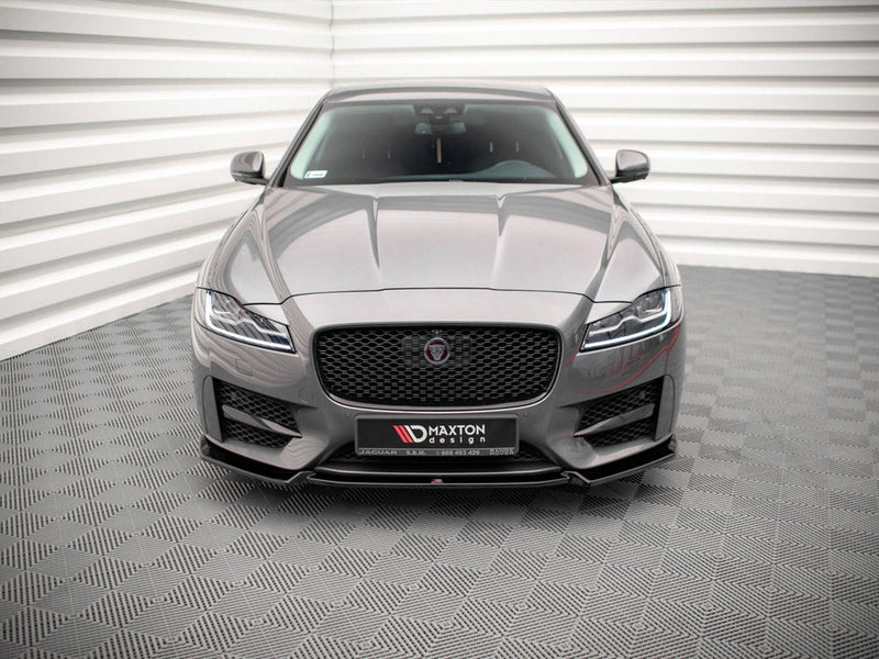 Maxton Design - FRONT SPLITTER V.2 JAGUAR XF R-SPORT MK2 (2015-2020)