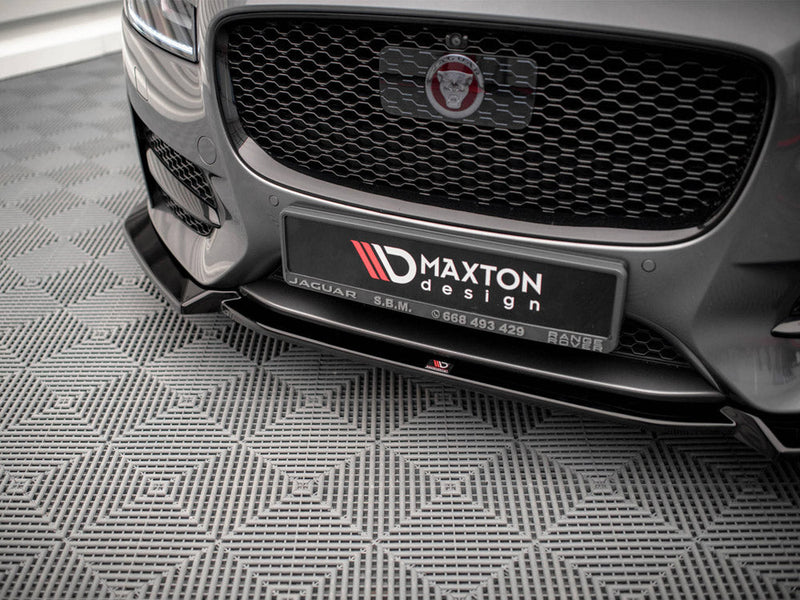 Maxton Design - FRONT SPLITTER V.2 JAGUAR XF R-SPORT MK2 (2015-2020)