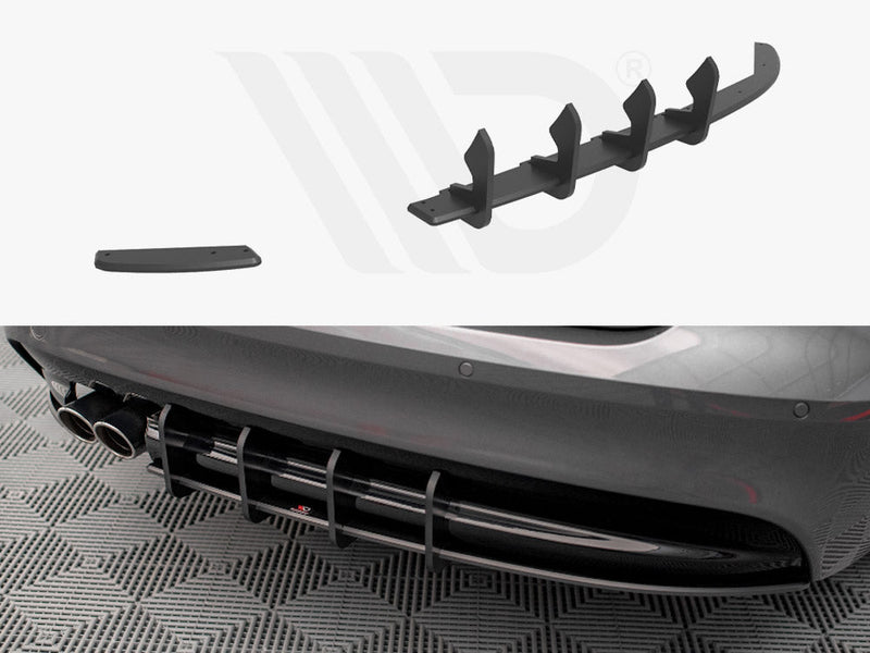 Maxton Design - STREET PRO REAR DIFFUSER JAGUAR XF R-SPORT MK2 (2015-2020)
