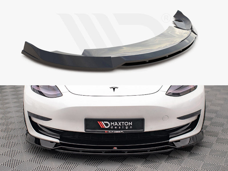 Maxton Design - FRONT SPLITTER V.3 TESLA MODEL 3 (2017-2023)
