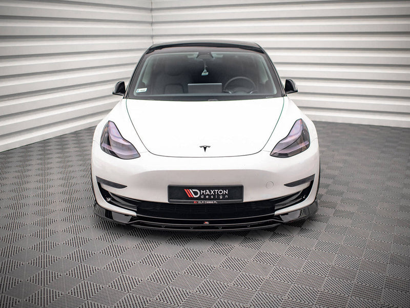 Maxton Design - FRONT SPLITTER V.3 TESLA MODEL 3 (2017-2023)