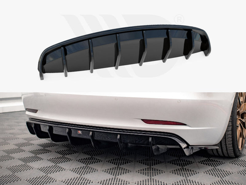Maxton Design - REAR VALANCE V.2 TESLA MODEL 3 (2017-2023)