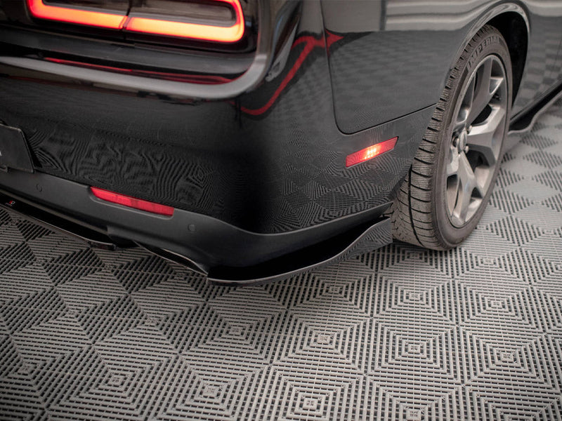 Maxton Design - REAR SIDE SPLITTERS DODGE CHALLENGER RT MK3 FACELIFT (2014-)