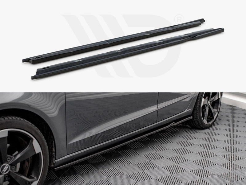 Maxton Design - SIDE SKIRTS DIFFUSERS AUDI A3 SPORTBACK 8V