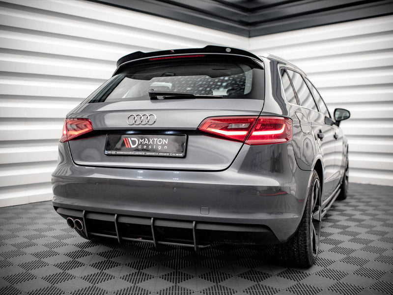 Maxton Design - STREET PRO REAR DIFFUSER AUDI A3 SPORTBACK 8V (2013-2016)
