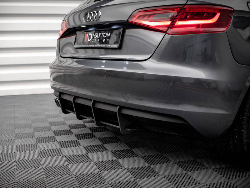 Maxton Design - STREET PRO REAR DIFFUSER AUDI A3 SPORTBACK 8V (2013-2016)