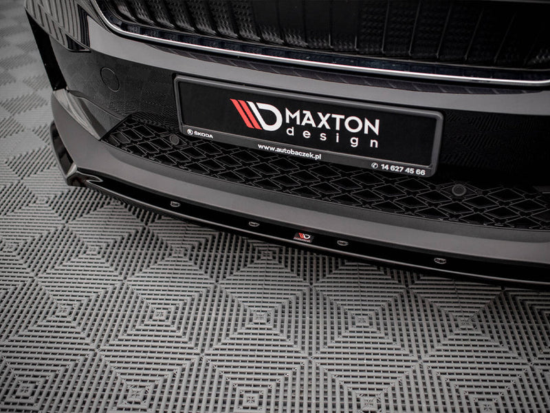 Maxton Design - FRONT SPLITTER V.2 SKODA ENYAQ IV (2020-)