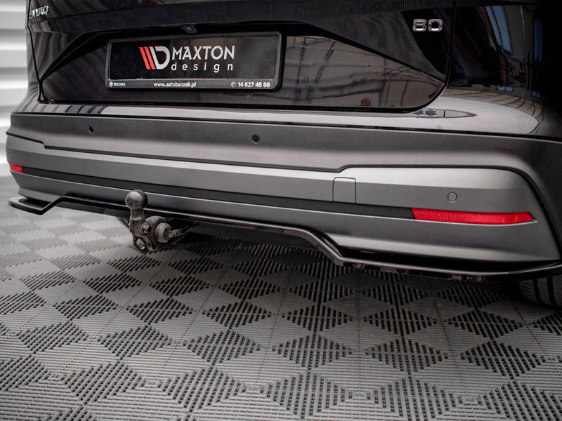 Maxton Design - CENTRAL REAR SPLITTER (VERTICAL BARS) SKODA ENYAQ IV (2020-)