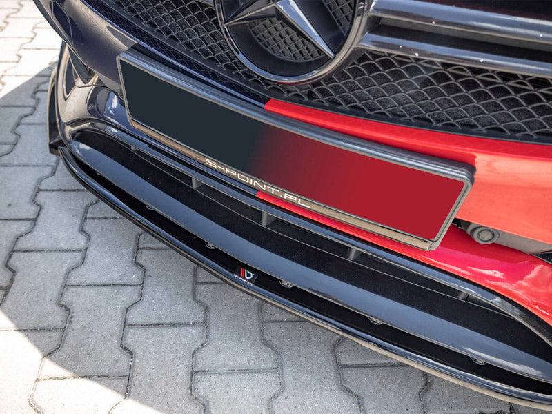 Maxton Design - FRONT SPLITTER V.1 MERCEDES A45 AERO W176 FACELIFT (2015-2018)
