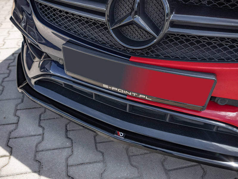 Maxton Design - FRONT SPLITTER V.2 MERCEDES A45 AERO W176 FACELIFT (2015-2018)