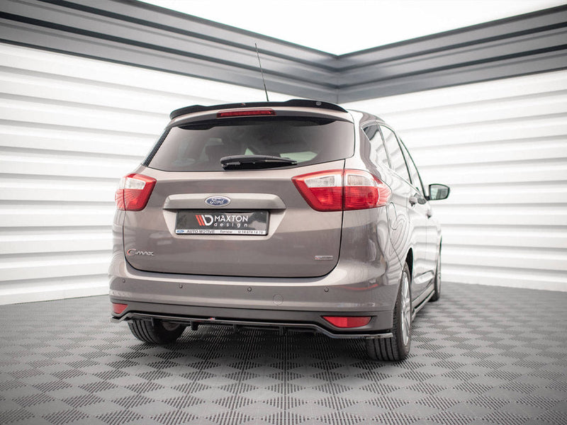 Maxton Design - CENTRAL REAR SPLITTER (VERTICAL BARS) FORD C-MAX MK2 (2010-2014)