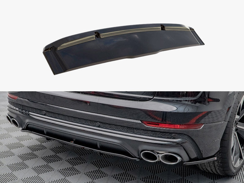 Maxton Design -  Central Rear Splitter (Vertical Bars) V.1 Audi SQ8 Mk1